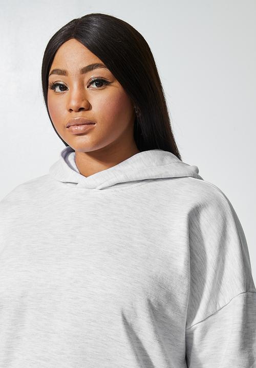 Superbalist - Crop hoodie - grey 