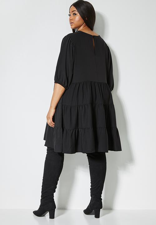Superbalist - Balloon sleeve mini - black