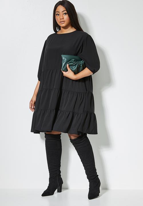 Superbalist - Balloon sleeve mini - black
