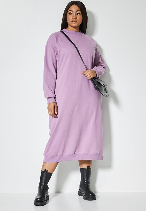 Superbalist - The ultimate sweat dress - mauve