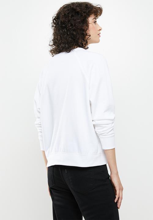 Levi’s® - Graphic everyday crew love fleece - white