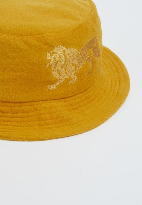Lonsdale - Logo bucket hat - mustard