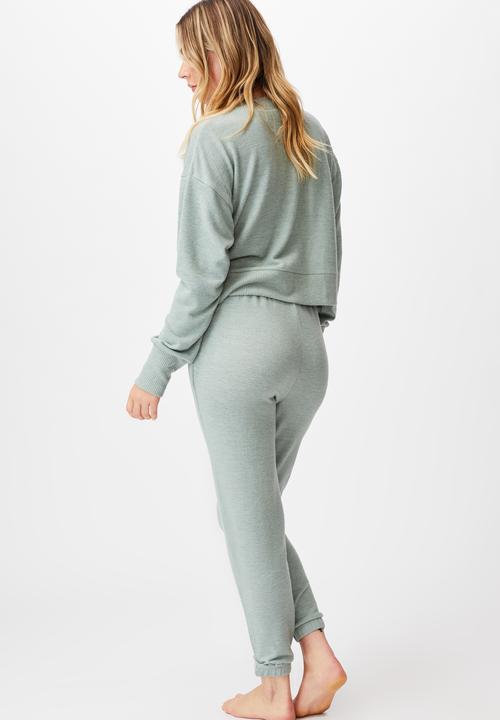 Cotton On - Super soft long sleeve crew - desert sage