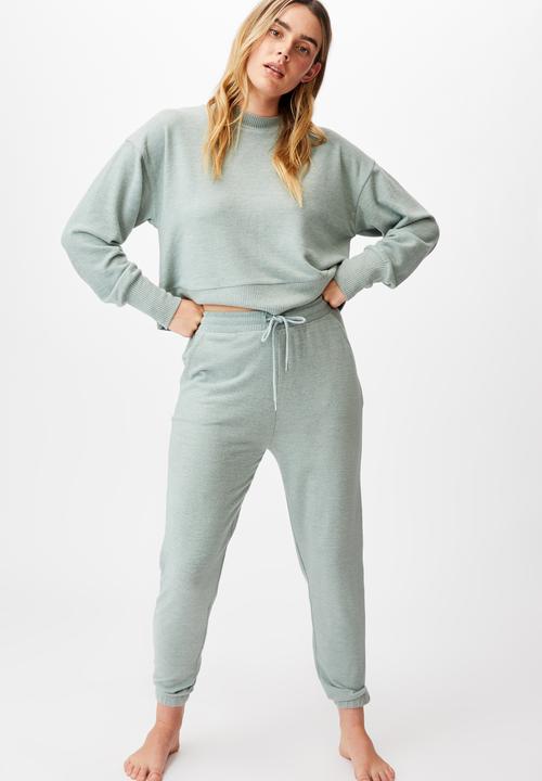 Cotton On - Super soft long sleeve crew - desert sage