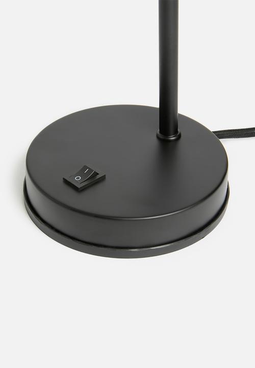 Present Time - Husk desk lamp - black