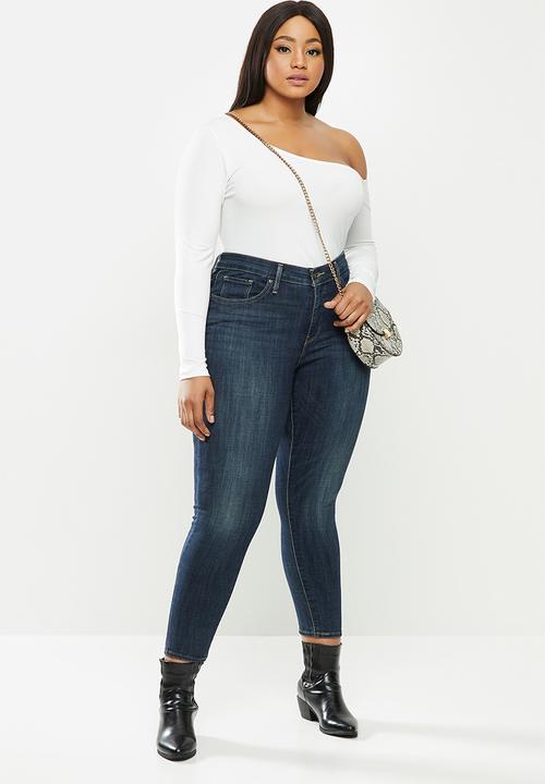 MILLA - Asymmetric one shoulder long sleeve bodysuit - ivory