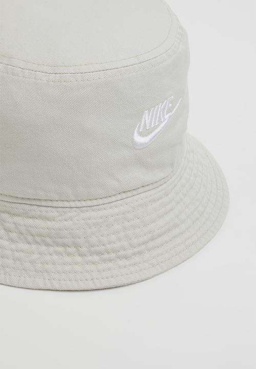 Nike - U nsw bucket futura wash - light bone/white
