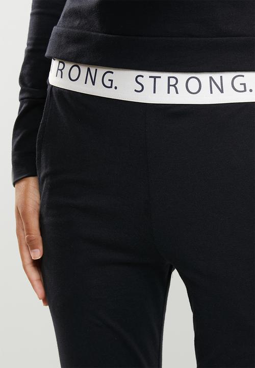 STRONG by T-Shirt Bed Co. - Ladies jogger - black