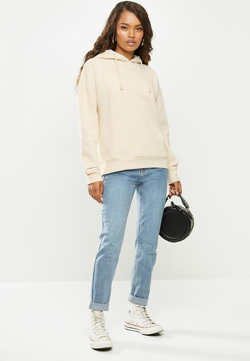 Missguided - Petite basic hoodie - sand