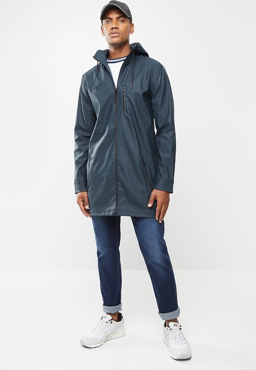 Brave Soul - Cheetham hooded parka - navy