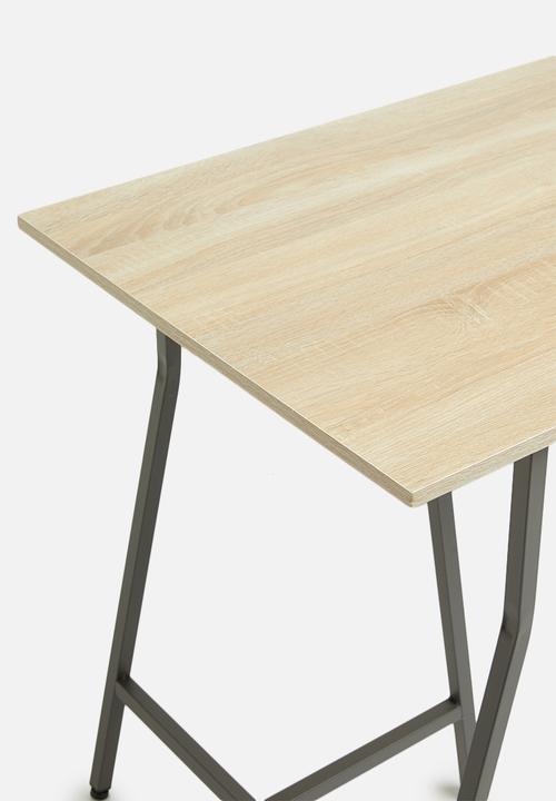 Fine Living - Payton desk & storage - brown