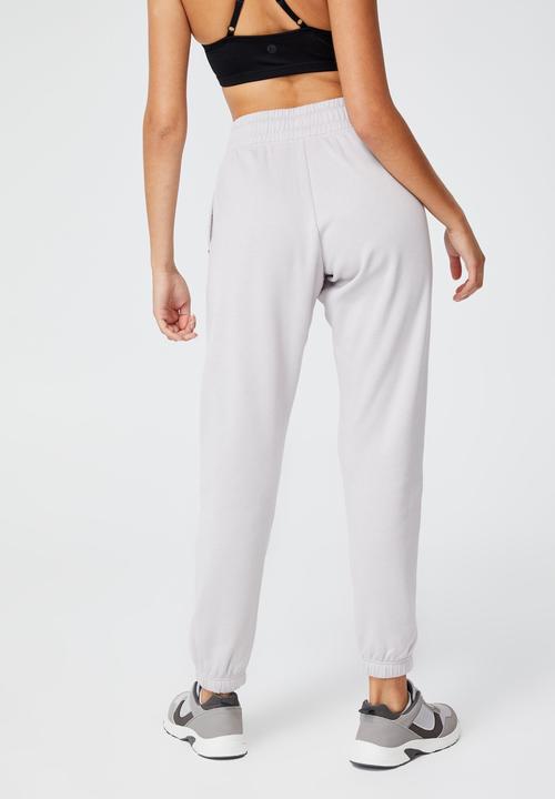 Cotton On - Lifestyle gym track pant - dove grey
