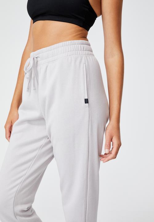 Cotton On - Lifestyle gym track pant - dove grey