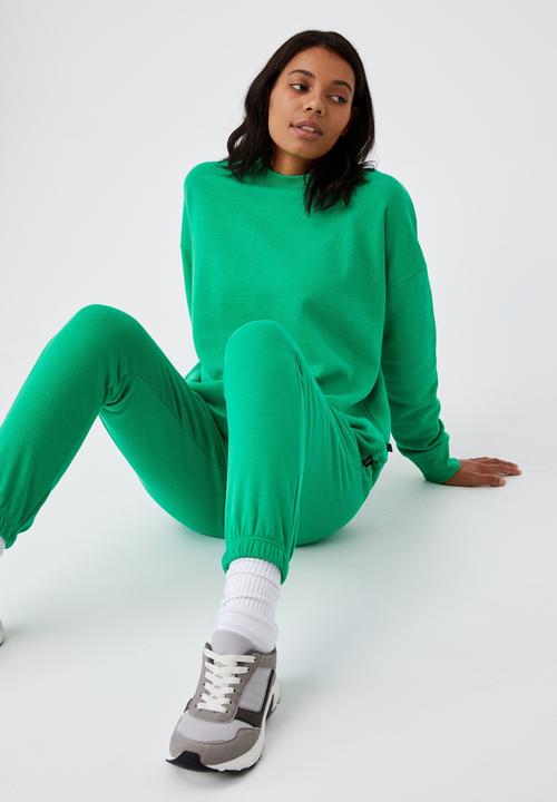 Cotton On - Lifestyle gym track pant - green emerald
