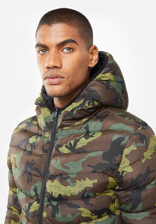 Brave Soul - Grant camo jacket - multi