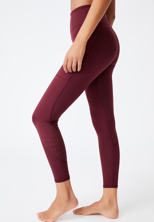 Cotton On - Lifestyle pocket 7/8 tight - mulberry laser