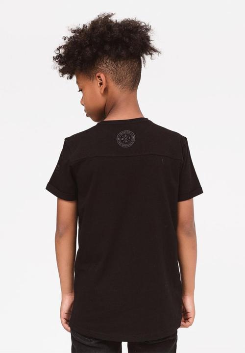 Ripstop - Nelin v-neck tee - black