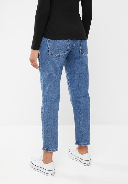 Cotton On - Maternity stretch mom jean - blue