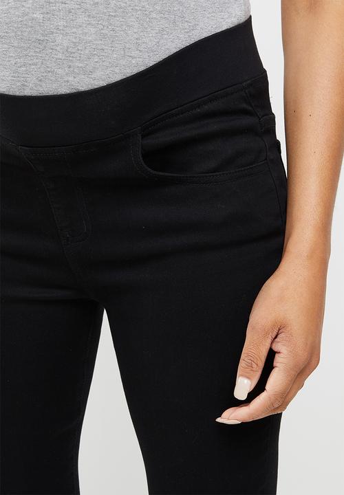 Cotton On - Maternity super stretch jean - black