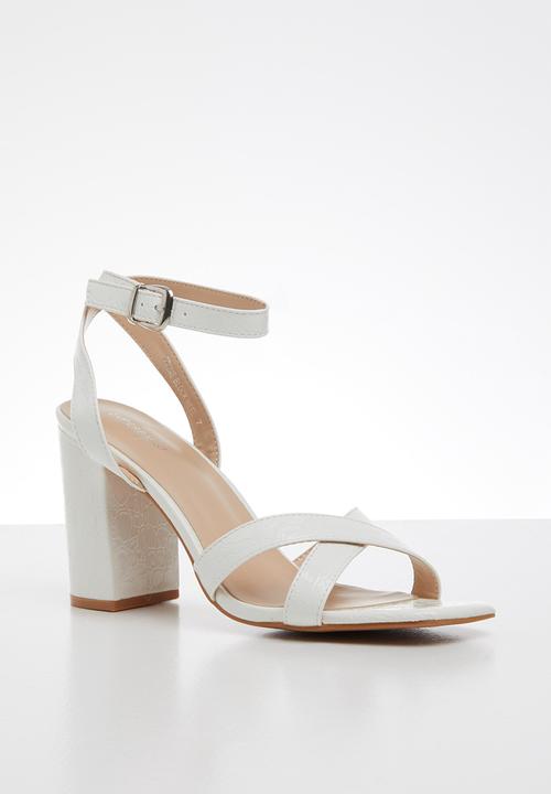 Superbalist - Fenne block heel - white