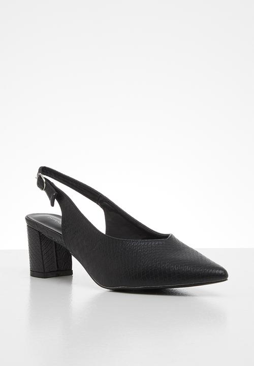 Superbalist - Gene block heel - black