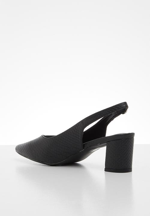 Superbalist - Gene block heel - black