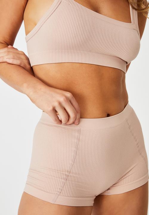 Cotton On - Seamfree shorty brief - new latte