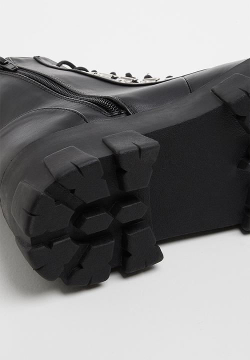 Superbalist - Sharr lace-up boot - black