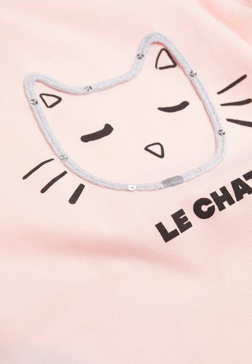 MANGO - Cordill tee - pastel pink