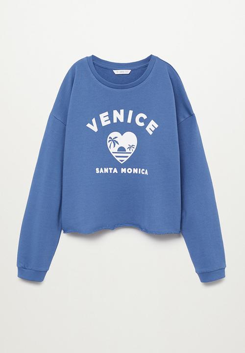 MANGO - Venice sweatshirt - blue