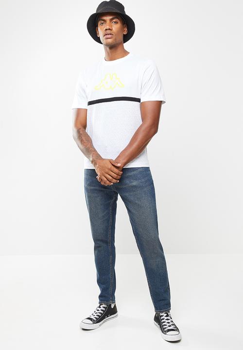 KAPPA - Logo carlos tee - white