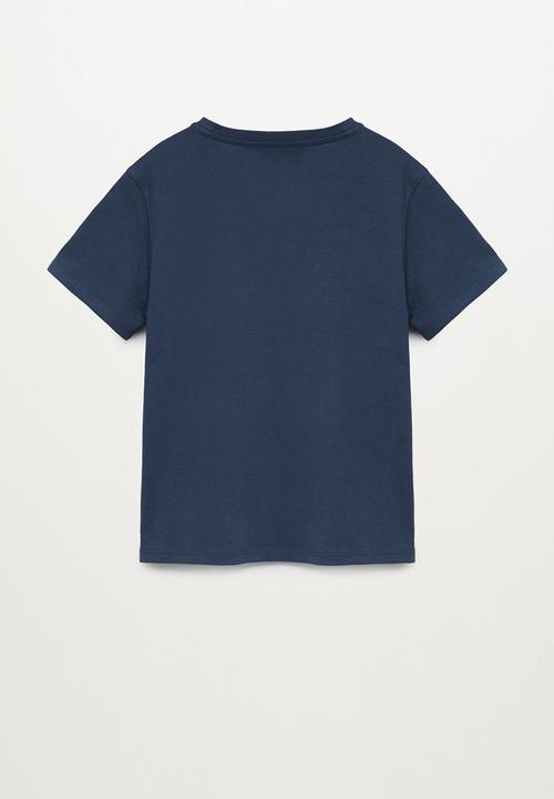 MANGO - Citie short sleeve tee - navy