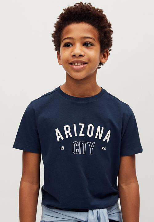 MANGO - Citie short sleeve tee - navy