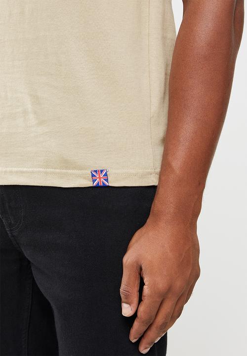 Lonsdale - Basic logo crew neck tee - beige