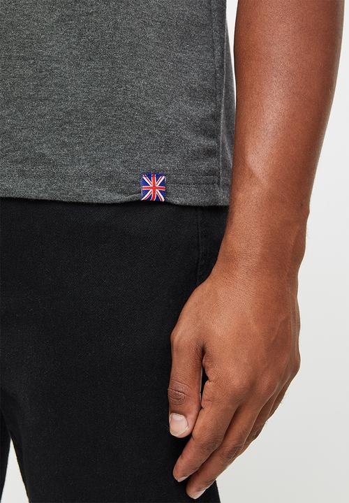Lonsdale - Basic logo crew neck tee - charcoal