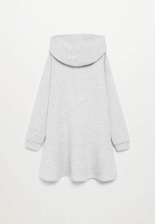 MANGO - Lion dress - pastel grey
