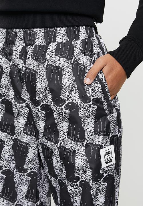 Vans - Leopard pants - black & white