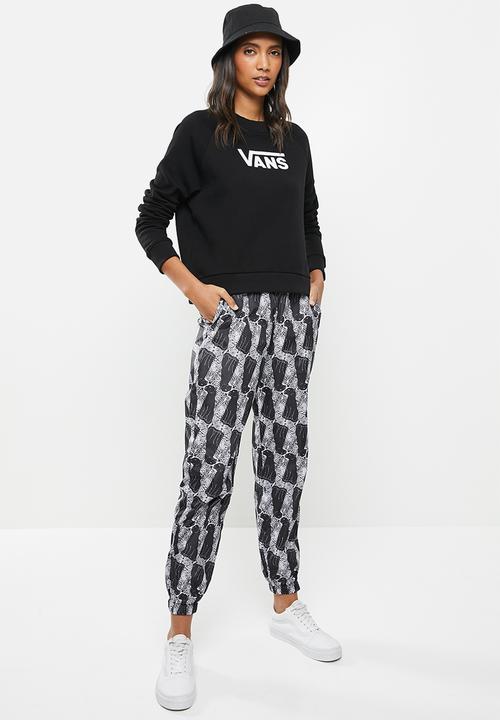 Vans - Flying v ft boxy crew - black