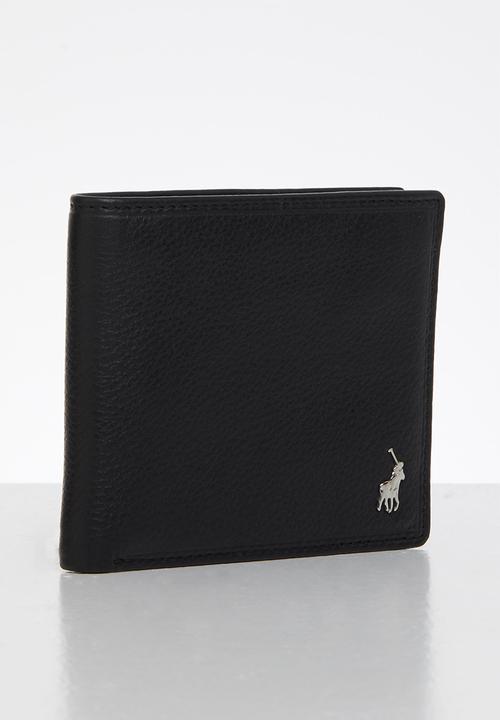 POLO - Nappa credit card billfold - black