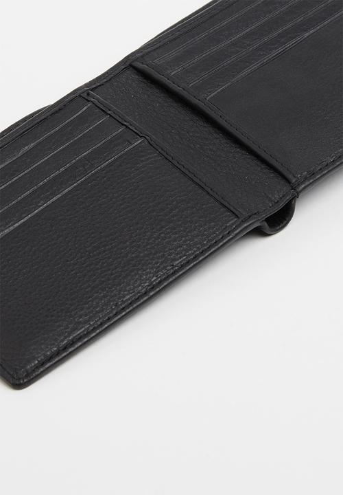 POLO - Nappa credit card billfold - black