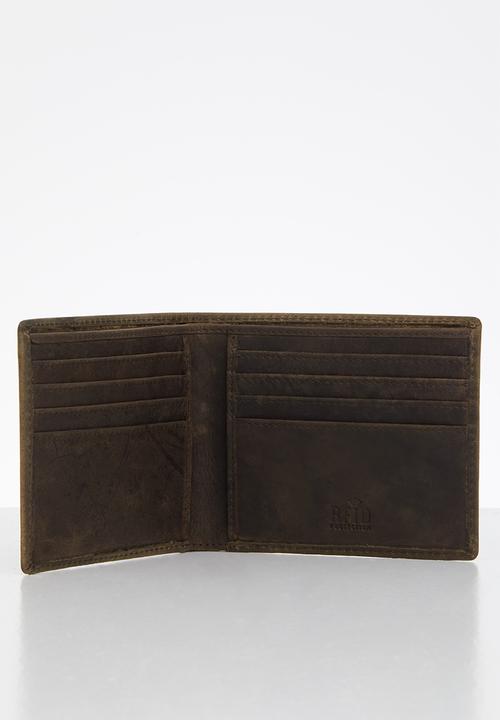 POLO - Hamada credit card billfold - brown