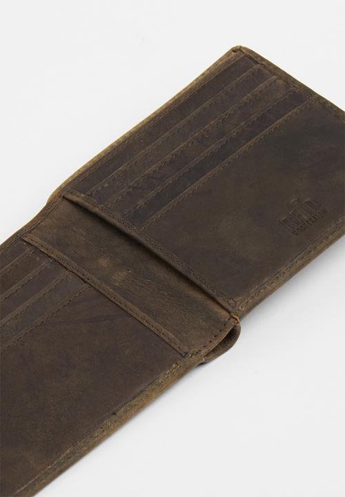 POLO - Hamada credit card billfold - brown