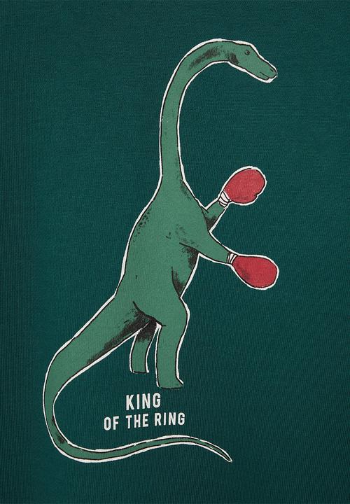 MANGO - Wording sweatshirt - green