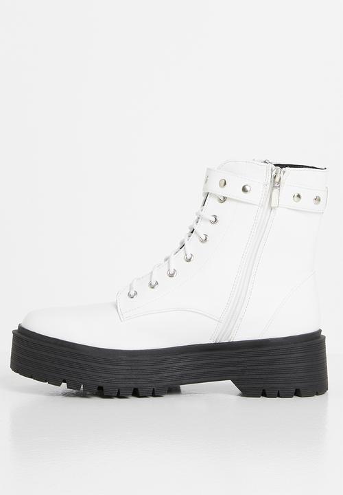 Z_Code_Z - Quinn biker boot - white