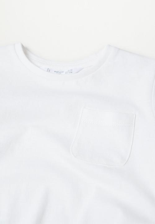 MANGO - Marcos long sleeve tee - natural