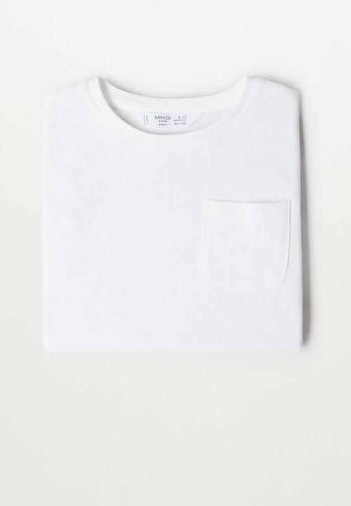 MANGO - Marcos long sleeve tee - natural