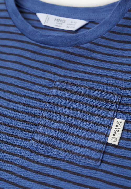 MANGO - Ivan long sleeve tee - medium blue