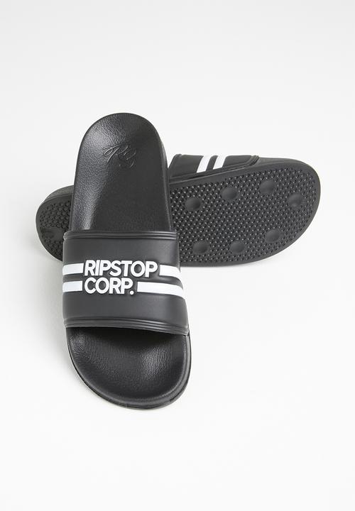 Ripstop - Slideman printed sliders - black