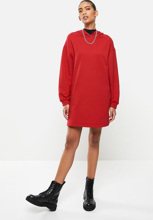 Blake - Hoodie dress - red