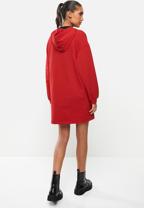Blake - Hoodie dress - red